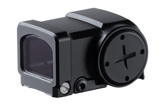 HTX-1 closed emitter red dot sight with a hardcoat anodized black finish